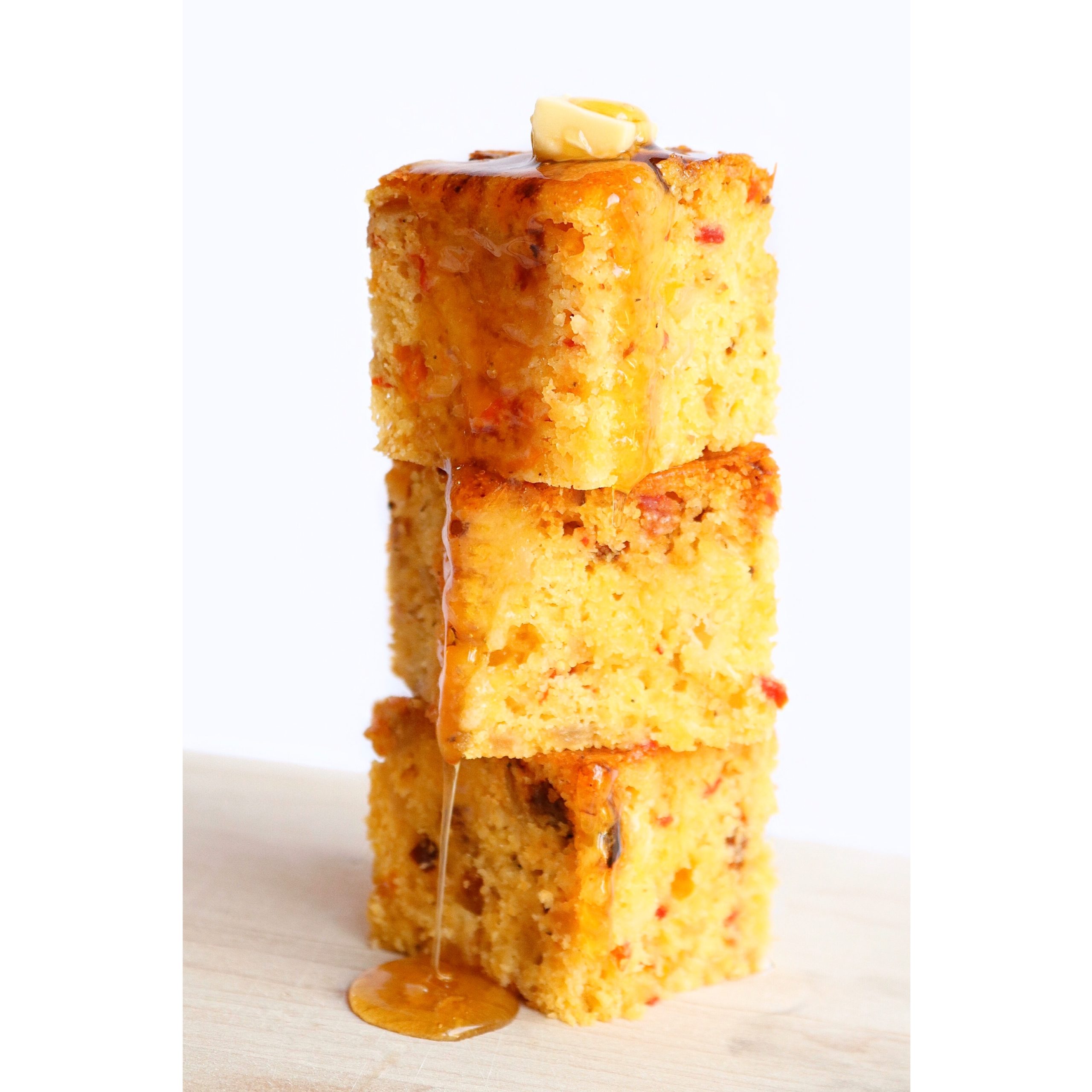 Irresistable Cornbread Recipe with Bacon and Jalapeno Honey