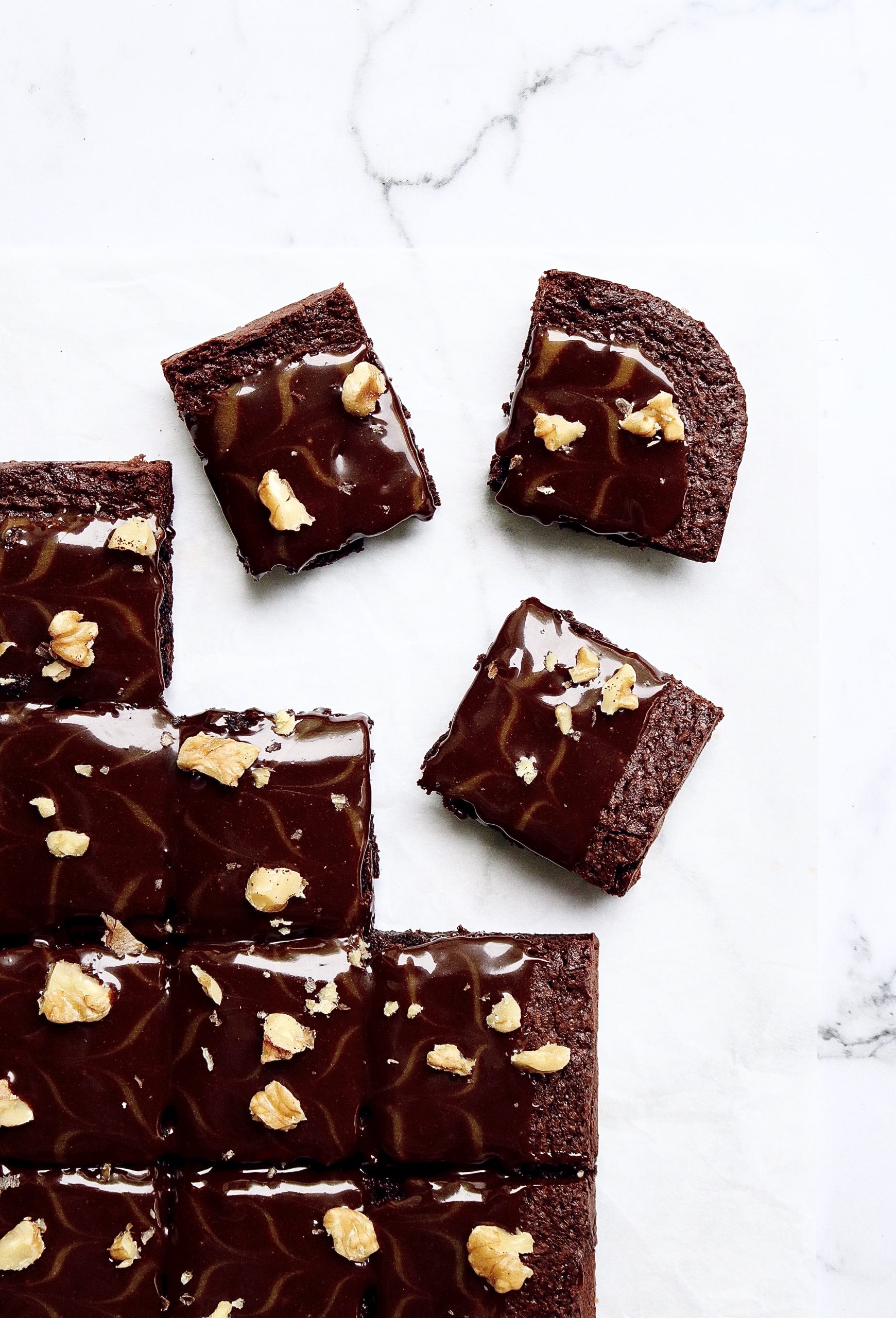 Sweet and Silky Fudge Turtle Brownies