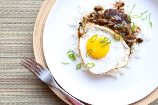 Closeup View of Loco Moco