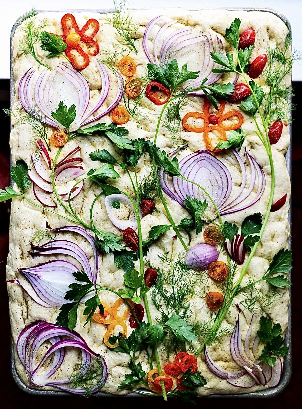 GARDEN FOCACCIA IS THE PERFECT WAY TO CELEBRATE THE PLANT LOVER IN YOUR LIFE - AND TODAY IT'S FOR MY